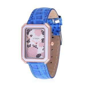 STRADA Resin Watch in ION Plated RG